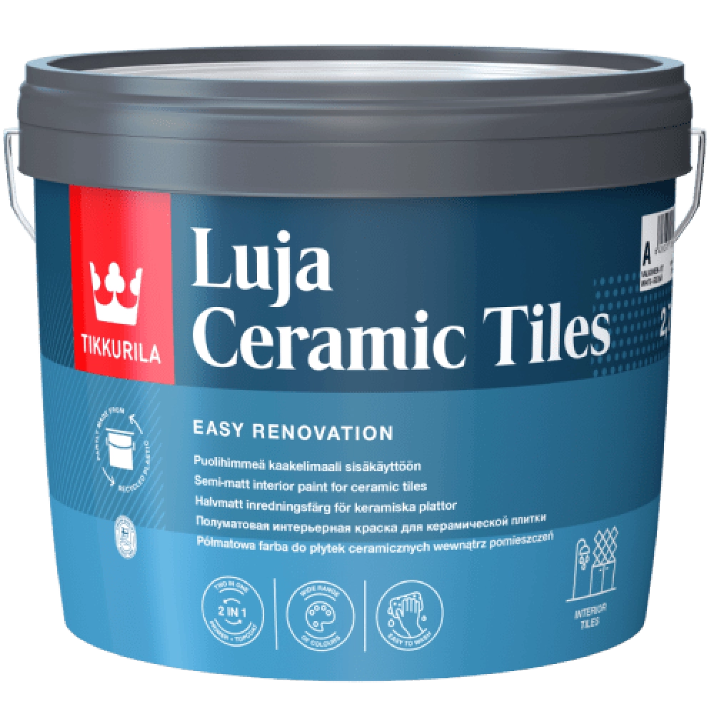 Фарба Tikkurila Luja Ceramic Tiles, прозора