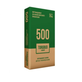 Цемент TORGBUD М-500 ПЦ I-500Р 25кг 