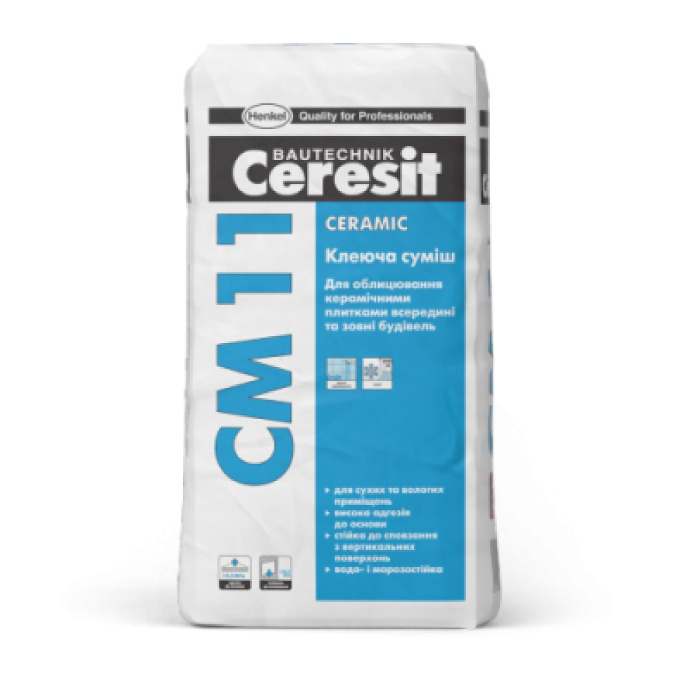 CERESIT CM-11 Клей для керамічної плитки Ceramic, мішок 25 кг
