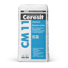 CERESIT CM-11 Клей для керамічної плитки Ceramic, мішок 25 кг