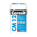 CERESIT CM-12 Еластична клеюча суміш для плитки і керамограніта, мішок 25 кг