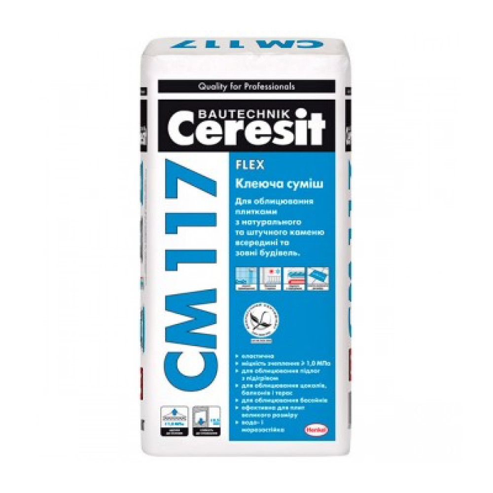 CERESIT CM-117 Клеюча суміш, мішок 25 кг