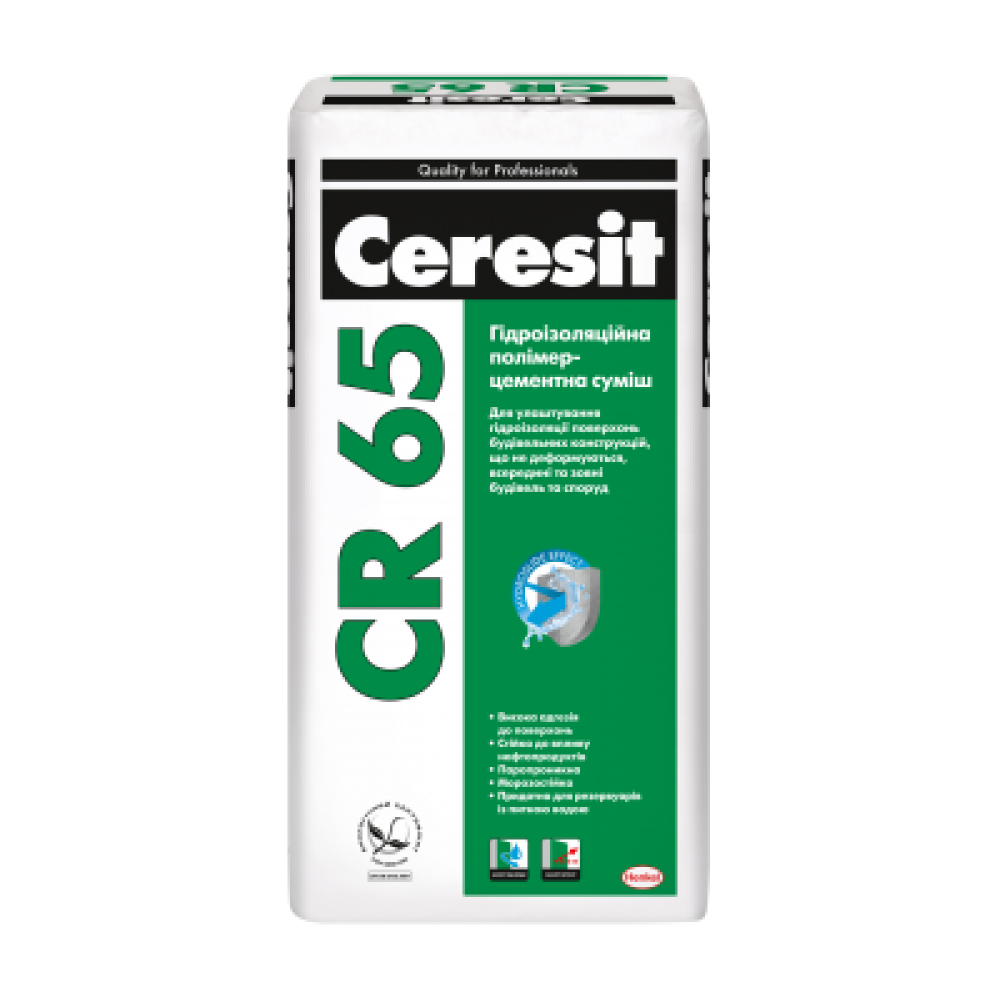 Ceresit CR-65 Смесь для гидроизоляции, мешок 25 кг