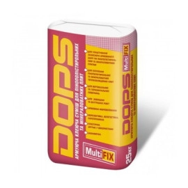 DOPS MultiFix  Армуюча клейова суміш для пінополістирольних і мінераловатних плит 25кг