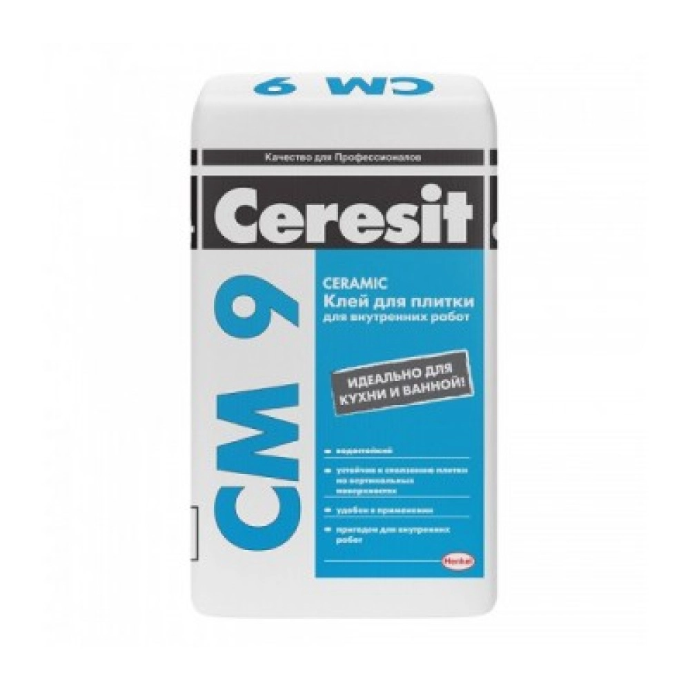 CERESIT CM-9 Клей для керамічної плитки Standard, мішок 25 кг