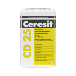 CERESIT CD-25 Дрібнозерниста ремонтно-відновлювальна суміш от 5мм до 30 мм 25кг