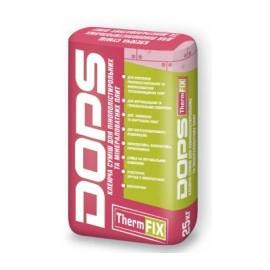 DOPS Thermfix  Клейова суміш для пінополістирольних і мінераловатних плит 25кг