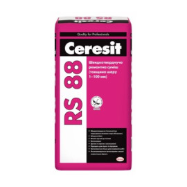 CERESIT RS-88 для вирівнювання та ремонту підлоги 1-100мм, 25кг
