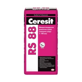 CERESIT RS-88 для вирівнювання та ремонту підлоги 1-100мм, 25кг