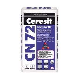 CERESIT СN-72 Самовирівнююча суміш (товщина шару від 2 до 10 мм), мішок 25 кг