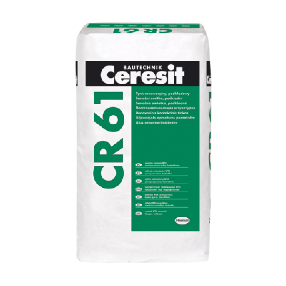 CERESIT Cr-61 Реставраційна стартова штукатурка, мішок 25кг