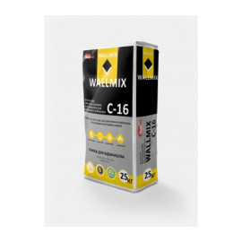 Wallmix C16 Штукатурка цементно-вапняна для газоблоку (машинного нанесення)