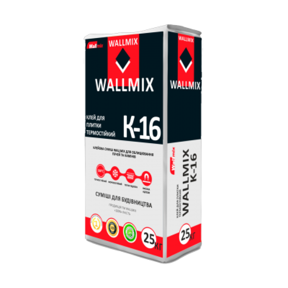 Wallmix K16 Клей для облицювання камінів і печей