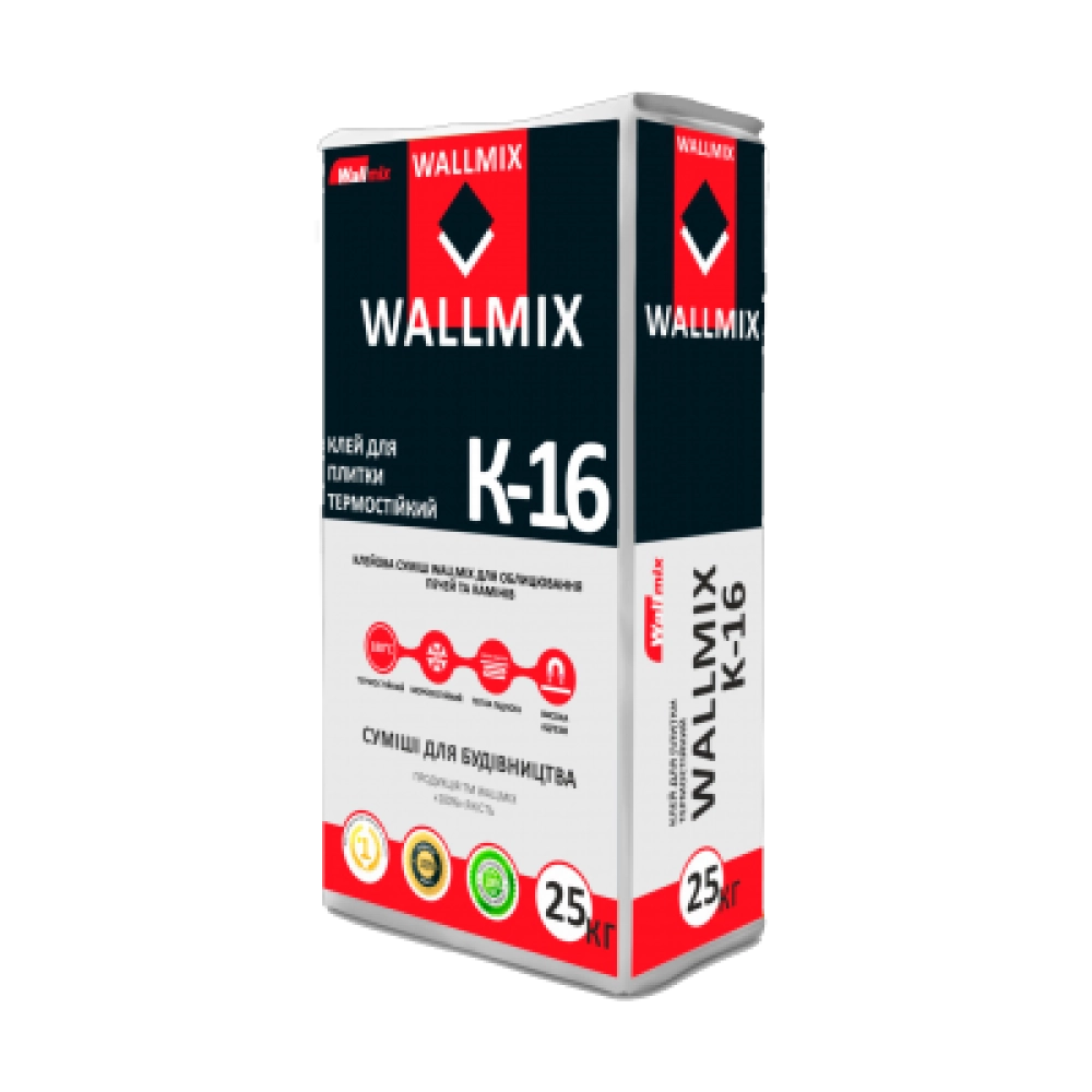 Wallmix K16 Клей для облицювання камінів і печей