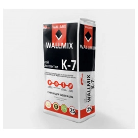 Wallmix K7 Клей для плитки для внутрішніх і зовнішніх робіт із  з підвищеною адгезією