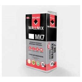 Wallmix МК7 Штукатурка декоративна «Камешкова» біла, 25 кг