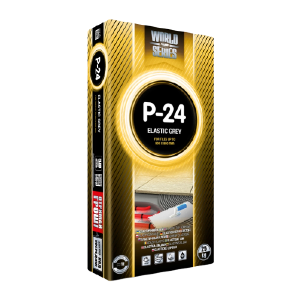 ПОЛІМІН P-24 WS Еlastic grey Еластичний клей 25кг
