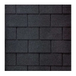 Бітумна черепиця SIM SHINGLE "4-TAB" QUADRIATERIAL (2,61 м.кв.) ГРАФІТ