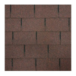 Бітумна черепиця SIM SHINGLE "4-TAB" QUADRIATERIAL (2,61 м.кв.) ЧЕРВОНО КОРИЧНЕВИЙ