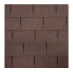 Бітумна черепиця SIM SHINGLE "4-TAB" QUADRIATERIAL (2,61 м.кв.) ЧЕРВОНО КОРИЧНЕВИЙ