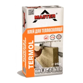 MASTER TERMOL Клей для приклеювання системи утеплення піностерольною плитою від - 5С, 25кг