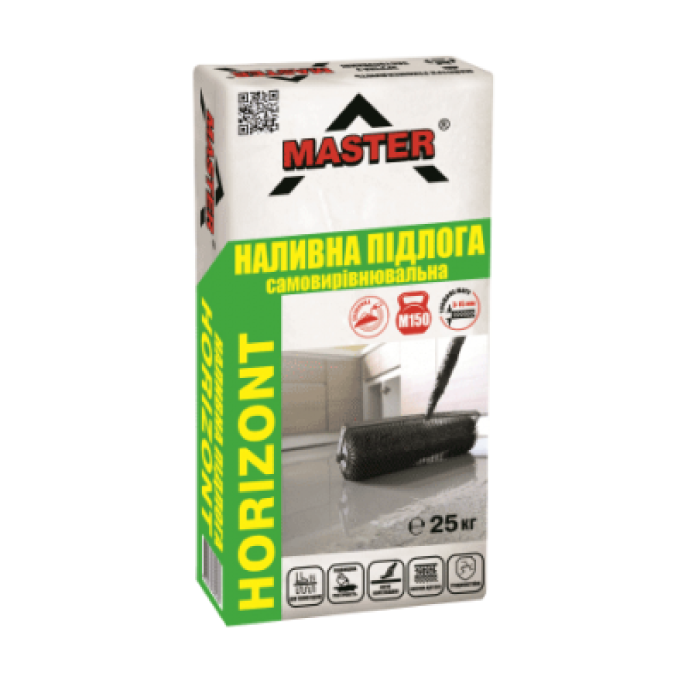 MASTER  HORIZONT Самовирівнююча суміш для підготовки підлог сір., 25кг