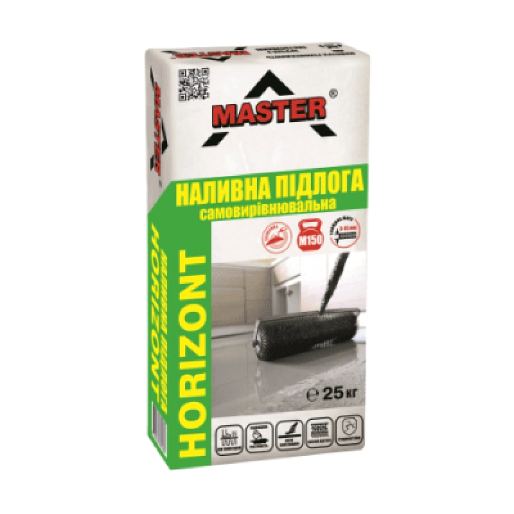 MASTER  HORIZONT Самовирівнююча суміш для підготовки підлог сір., 25кг