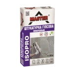 MASTER ISOPRO Універсальна штукатурка для внутрішніх робіт на основі гіпсу з додаванням перліту (товщина нанесення 50мм шар), 30кг