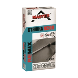 MASTER  REMIX Ремонтна суміш для підлог-М200 сір., 25кг