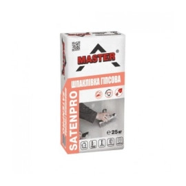 MASTER SATENPRO фінішна шпаклівка для внутрішніх робіт на основі гіпсу, 25кг