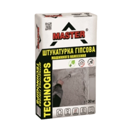 MASTER TECHNOGIPS Штукатурна суміш машинного та ручного нанесення, 30кг