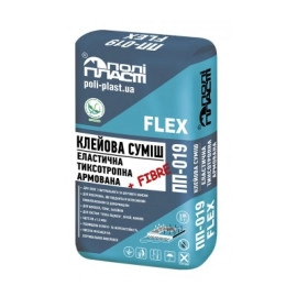 ПОЛІПЛАСТ ПП-019 клей з підвищ.термостійкістю (до100град) 25кг