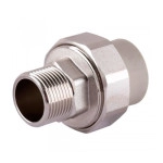 Муфта розбірна зовн. різьба (латунь) PPR Vsplast 20х1/2" 1018
