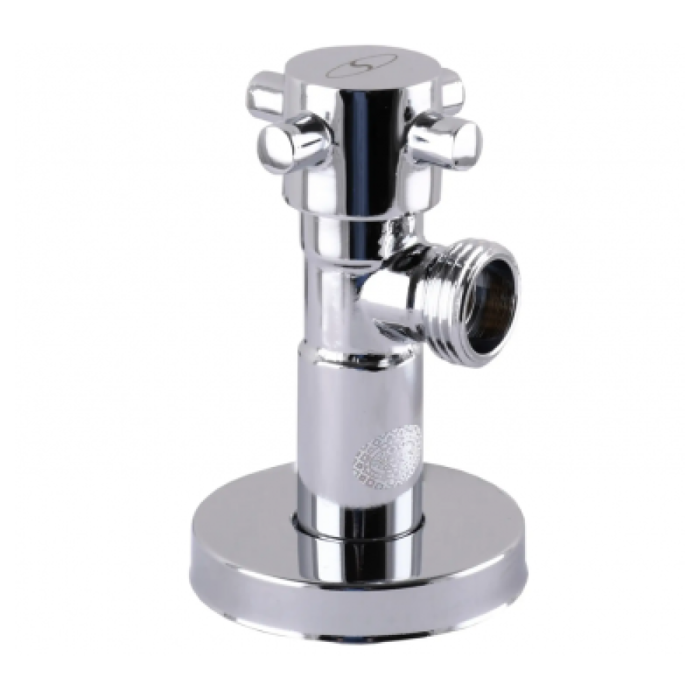 Кран кутовий кульовий 1/2"х 1/2" з цанг (RETRO) 7077