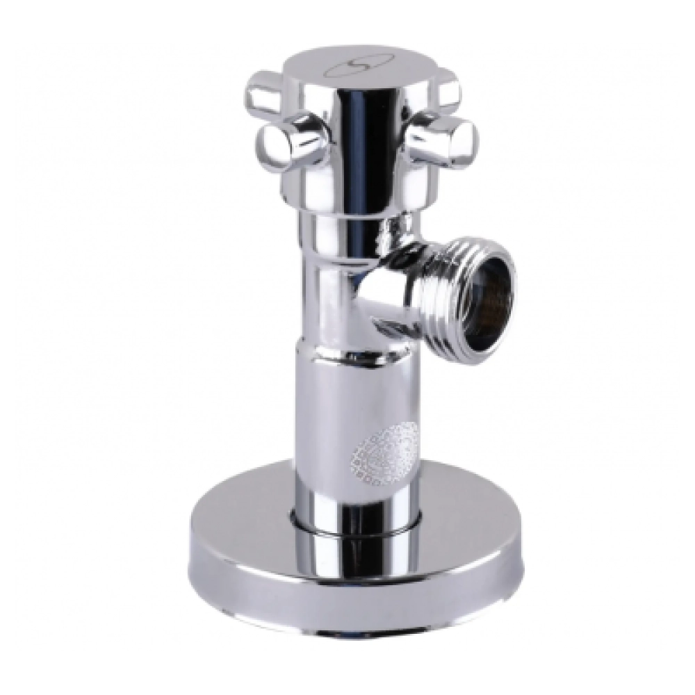 Кран кутовий кульовий 1/2"х 1/2" з цанг (RETRO) 7077