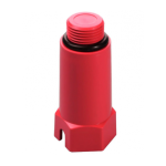Заглушка Vsplast PPR 1/2 " довга(червона)1028