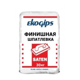 Шпаклівка Satengips Екогіпс, мішок 25 кг