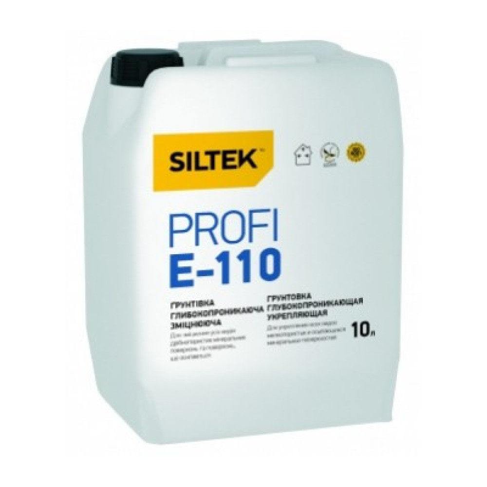 SILTEK E-110 / 10л Грунтовка Profi (глубокопроникающая, що зміцнює)