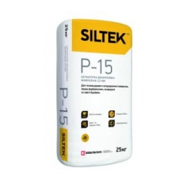 SILTEK P-15/25кг 1.5 Декоративна мінеральна штукатурка. Камінцева 1,5 мм