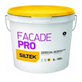 SILTEK Faсade Pro Silicon-Фарба силіконмодифікована фасадна 9л