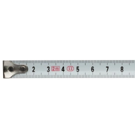 Рулетка з автостопом 2м×13мм (чорна) GRAD (3816025)