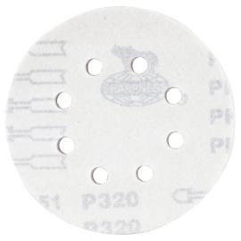 Шліфувальний круг 8 отворів Ø125мм P320 (10шт) SIGMA (9122731)