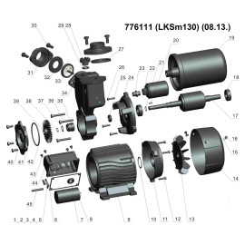 Станція 0.125кВт Hmax 30м Qmax 30л/хв (вихровий насос) 1л LEO LKSm130 (776111)