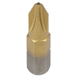 Біти PH2×25мм ¼" 10шт S2 TIN (блістер) ULTRA (4014152)