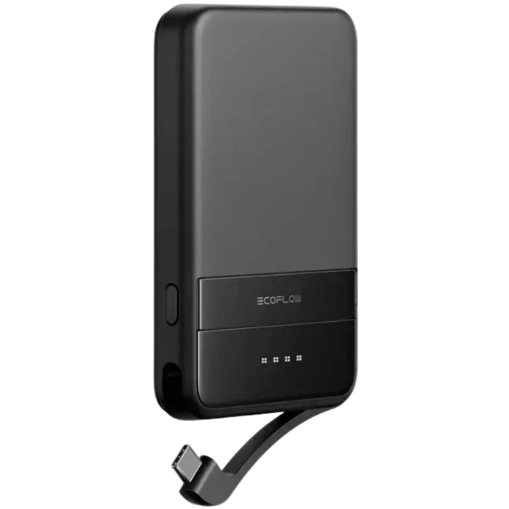 Повербанк EcoFLow RAPID Magnetic Power Bank 5000 Black
