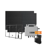 Комплект EcoFlow STREAM Microinverter/2*400W Rigid Solar Panel Combo/Розумний лічильник Smart Meter/Система кріплень для сонячних панелей Balcony Hook Kit