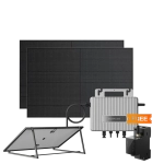 Комплект EcoFlow STREAM Microinverter/2*400W Rigid Solar Panel Combo/Розумний лічильник Smart Meter/Регульований кронштейн для кріплення сонячних панелей Ecoflow