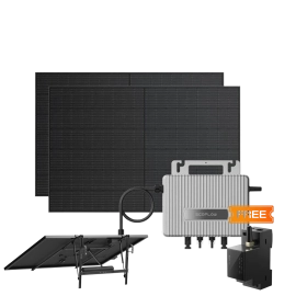 Комплект EcoFlow STREAM Microinverter/2*400W Rigid Solar Panel Combo/Розумний лічильник Smart Meter/Автоматичний сонячний трекер EcoFlow Single Axis Solar Tracker