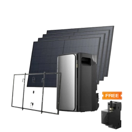 Комплект EcoFlow STREAM ULTRA/Solar Panel 4*400 з кріпленнями Balcony Hook Kit/Розумний лічильник Smart Meter
