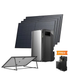 Комплект EcoFlow STREAM ULTRA/Solar Panel 4*400/Регульований кронштейн для сонячних панелей/Розумний лічильник Smart Meter